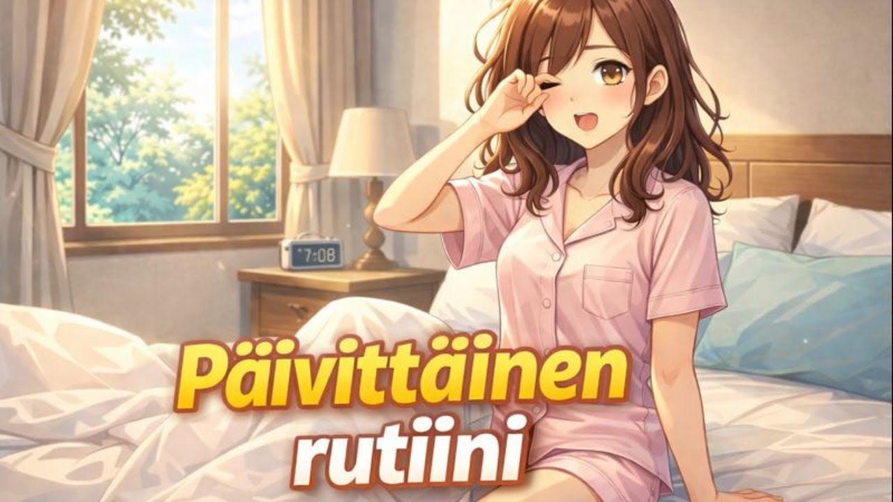 Päivittäinen Rutiini (A2).  || Harjoittele suomen kielen kuuntelua ja lukemista.