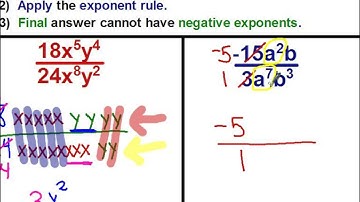 8-2 Dividing Monomials