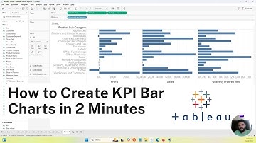 How to Create KPI Bar Charts in 2 Minutes | Tableau Data Visualization Tips