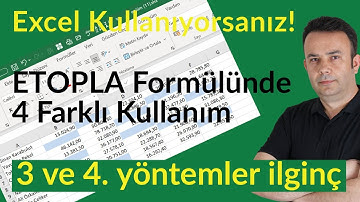 #Excel ETOPLA (SUMIF) işlevinin iki şarta bağlı kullanımı -796.video | Ömer BAĞCI
