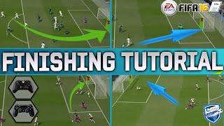 FIFA 16 FINISHING TUTORIAL / How to score goals in FIFA 16 / Shooting Tricks & In-Game Examples screenshot 5