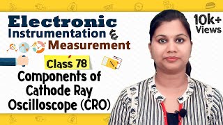 Components of Cathode Ray Oscilloscope (CRO) - Oscilloscopes - Electronic Instruments & Measurements