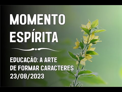 Momento Espírita - Educação: A Arte de Formar Caracteres