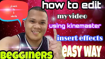 Paano mag edit ng video sa kinemaster gamit ang android phone