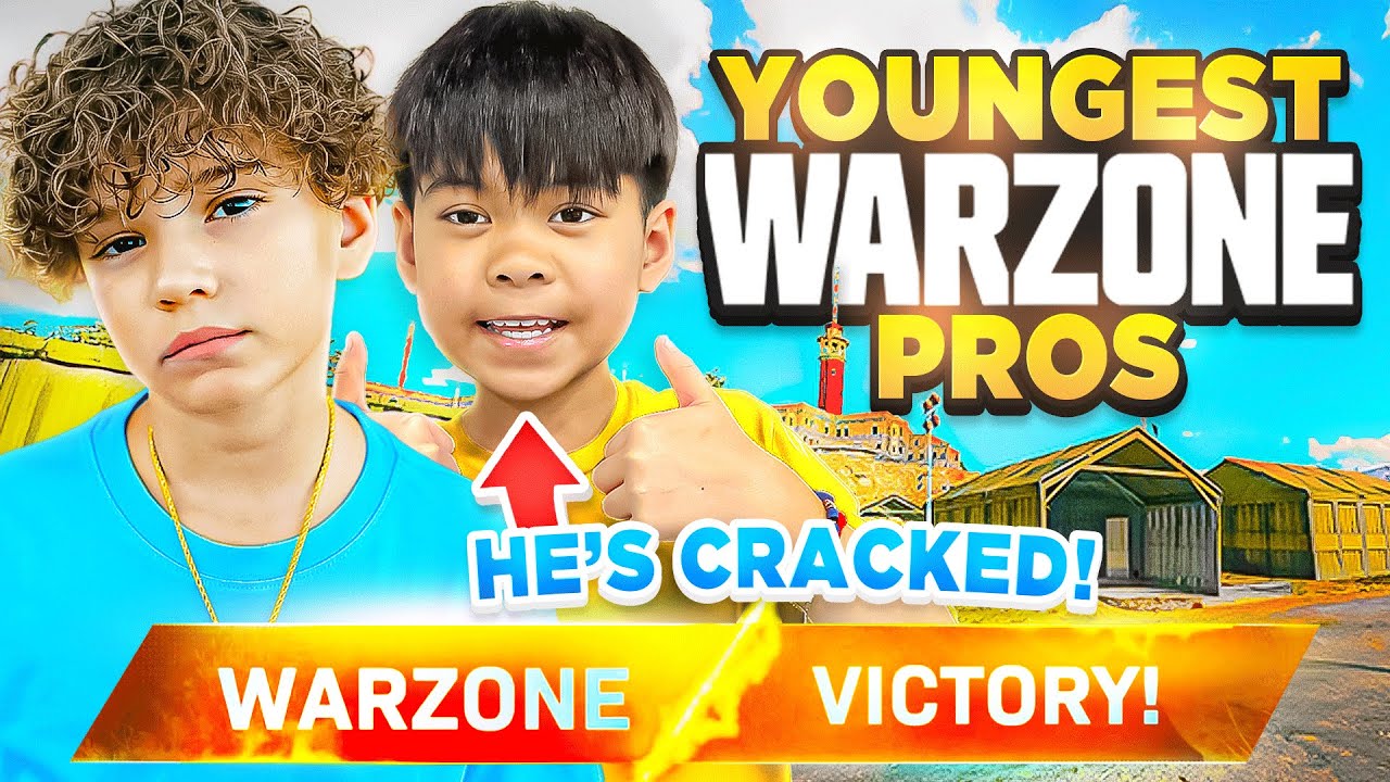 Worlds Youngest Duo Pros take over Warzone, Can They WIN?!