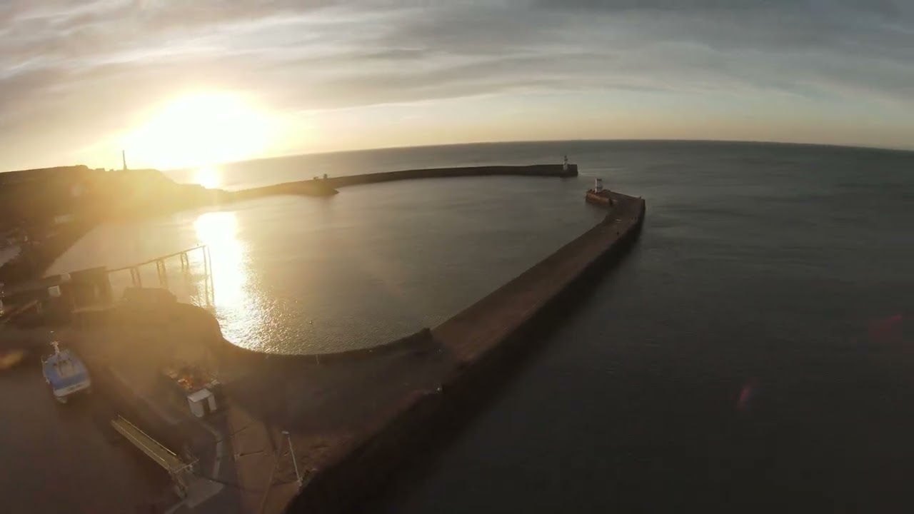 golden hour in Whitehaven and bransty