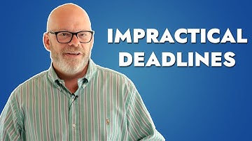How to Deal With Impractical Project Management Deadlines