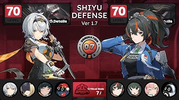 Shiyu Defense 7 | M3W1 Soldier 0 Anby & M0W0 Zhu Yuan | Zenless Zone Zero 1.7