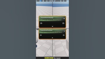 Transform vector and transform position in unreal engine materials. #ue5 #gamedev #techart