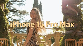 Shot on iPhone 15 Pro Max | Cinematic Mode 4K