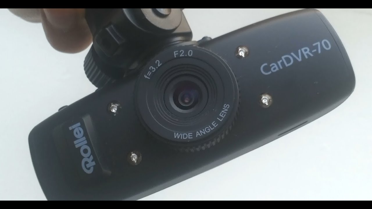 Rollei CarDVR 70 KFZ Dashcam Car DVR Dash cam Autokamera - YouTube