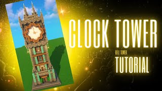How to build a Clock Tower - Minecraft Clocktower Tutorial