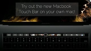 Touch Bar Overview or Try it out on your own mac! screenshot 2