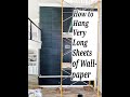 How to Hang Long Sheets (15’ or more) of Wallpaper - Spencer Colgan