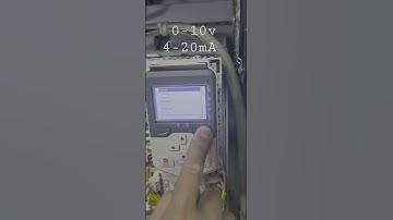 Cài đặt biến tần ABB 580,4kw.Chạy chiết áp 0-10v,4-20mA cảm biến Áp suất