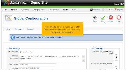 How to access & update the global configuration settings | Tutorial