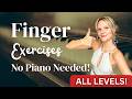 Finger Exercises Without a Piano [Easy Piano Lesson]