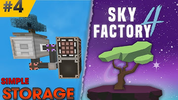 Sky Factory 4 | Ep- 4: Simple Storage Network | MegaTech Gaming