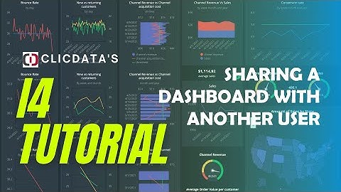 Share a Dashboard with another User - i4 ClicData Tutorial