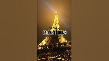 Did you know the Eiffel tower.....  #shorts #facts