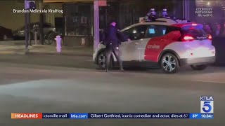 Driverless car gets pulled over in San Francisco