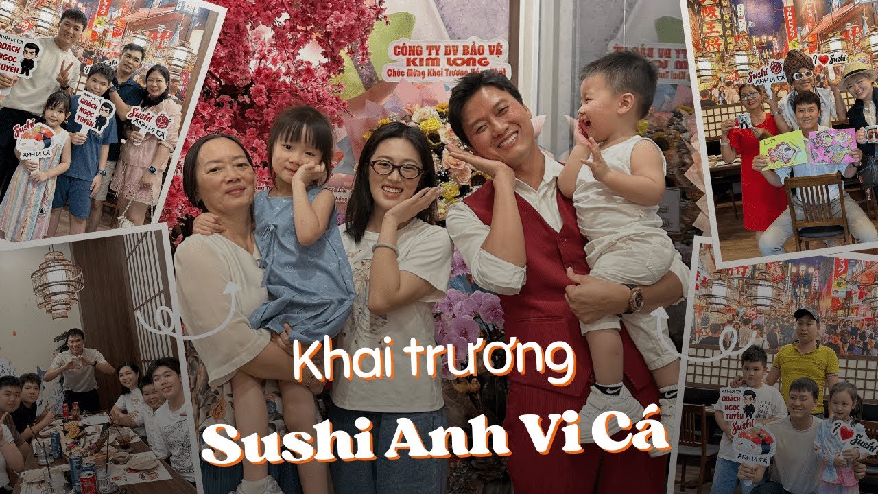 Khai trương Sushi Anh Vi Cá Bình Tân | Cảm ơn cả nhà mình đã thương và ủng hộ Tuyên