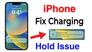 how to fix charging on hold iphone | iphone charging hold problem | charging on hold iphone problem