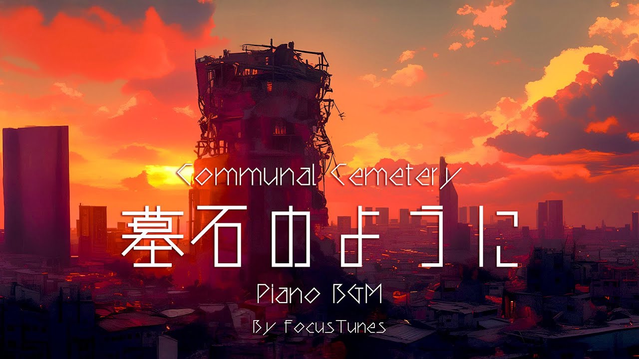 [PianoBGM] 墓石のように | 作業 勉強 散歩  創作活動 chillout relax etc...