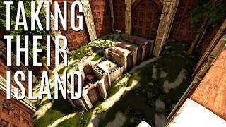 RAIDING AND TAKING a Tropical Island - Atlas PVP - Official (E12)