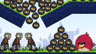 Angry Birds Fry Zombie - KICKING AND DROPPING MASSIVE TNT TO BURN ZOMBIE! Angry Birds Fry Zombie - KICKING AND DROPPING MASSIVE TNT TO BURN ZOMBIE!