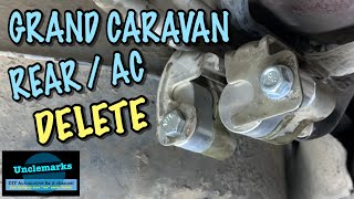 Dodge Grand Caravan rear AC delete Block off (EP 289) VW Routan Town & Country