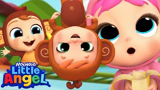 Three Little Cheeky Monkeys Little Angel Moonbug Kids - Learning Corner