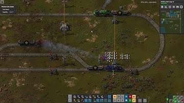 Factorio Alternating Train Circuit