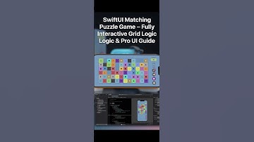 🔥 SwiftUI Matching Puzzle Game – Fully Interactive Grid Logic & Pro UI Guide