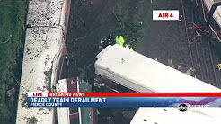 Train derails near Seattle, Washington: KOMO-TV Coverage | ABC News
