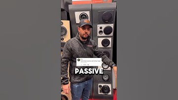 Active vs Passive #caraudio #carspeaker #audio