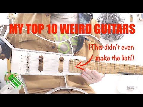 Top 10 WEIRD Guitars I've Made on YouTube