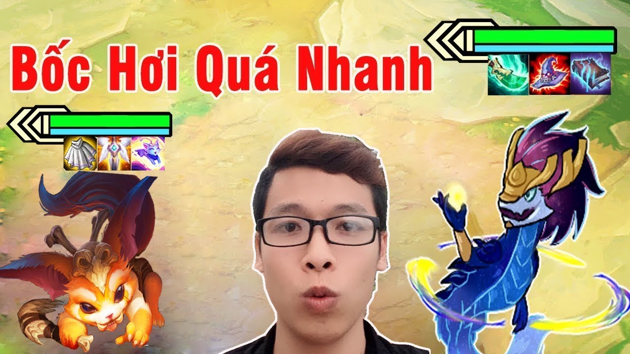 trau la ai Siêu Combo Gnar + Rồng Lộn | 1 Phát Đi Sạch Cả Team - TOP 1 Là Dễ | Đấu Trường Chân Lý