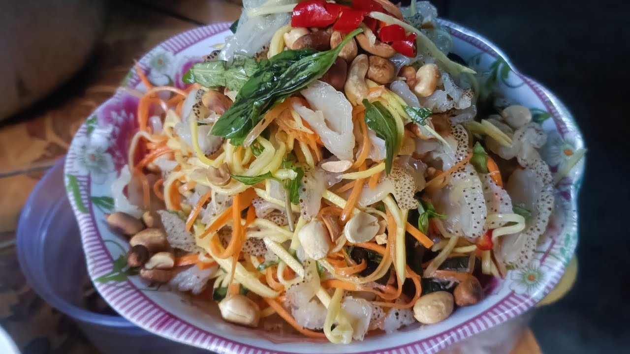 Gỏi sứa, một món ăn ngon miệng, mà không phải ai cũng từng được thưởng thức!!! 