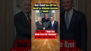 Ümit Özdağdan Chpnin İmralıya Gitmeme Kararına Tebrik