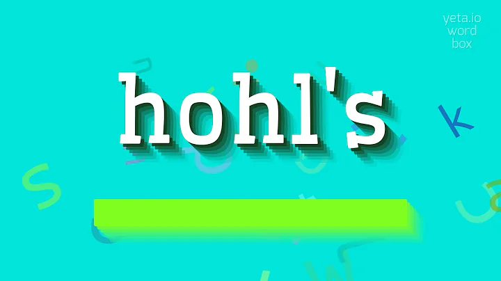 How to say "hohl's"! (High Quality Voices)