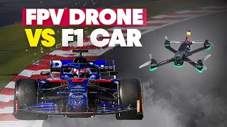 Can An FPV Drone Keep Up With A Formula 1 Car?