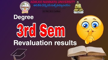 Aknu Degree 3rd sem revaluation results | Aknu results | Third sem revaluation results | @techme111