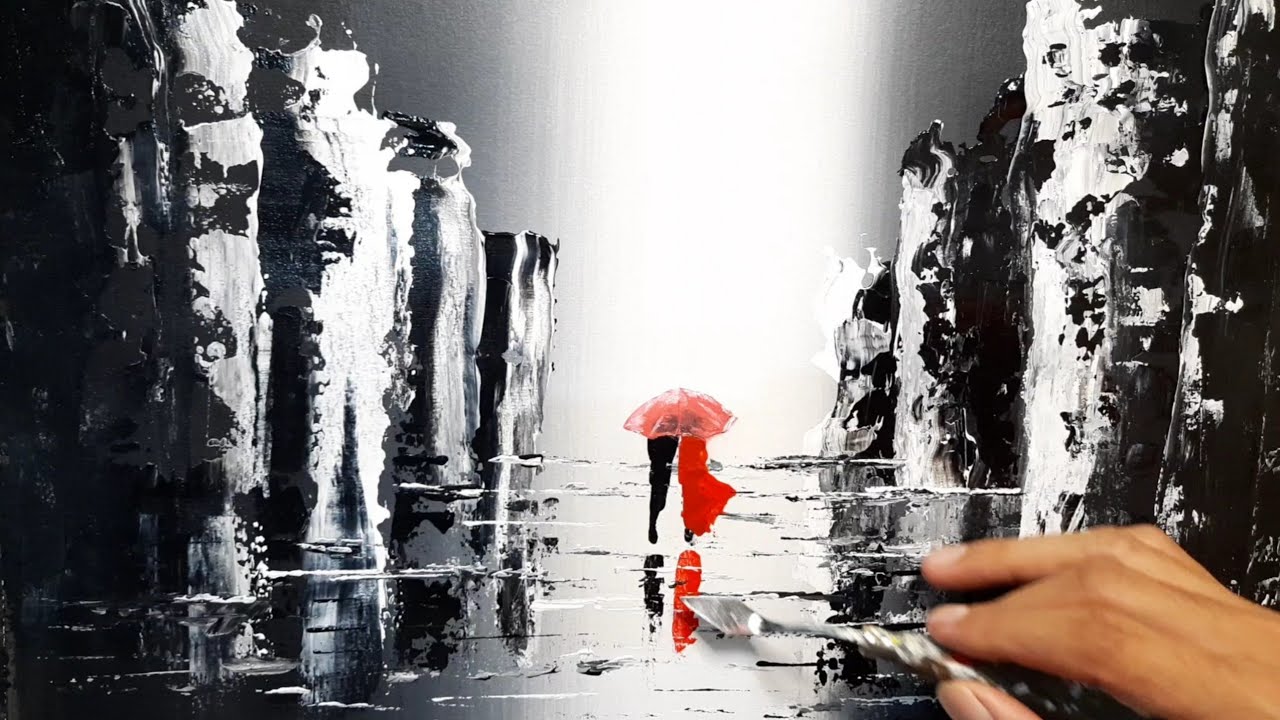 lukisan hitam putih romantis | couple #lukisanhitamputih #romantis #couple