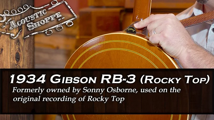 Sonny Osborne's Pre-War 1934 Gibson RB-3 Banjo