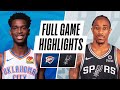 THUNDER at SPURS | FULL GAME HIGHLIGHTS | December 12, 2020