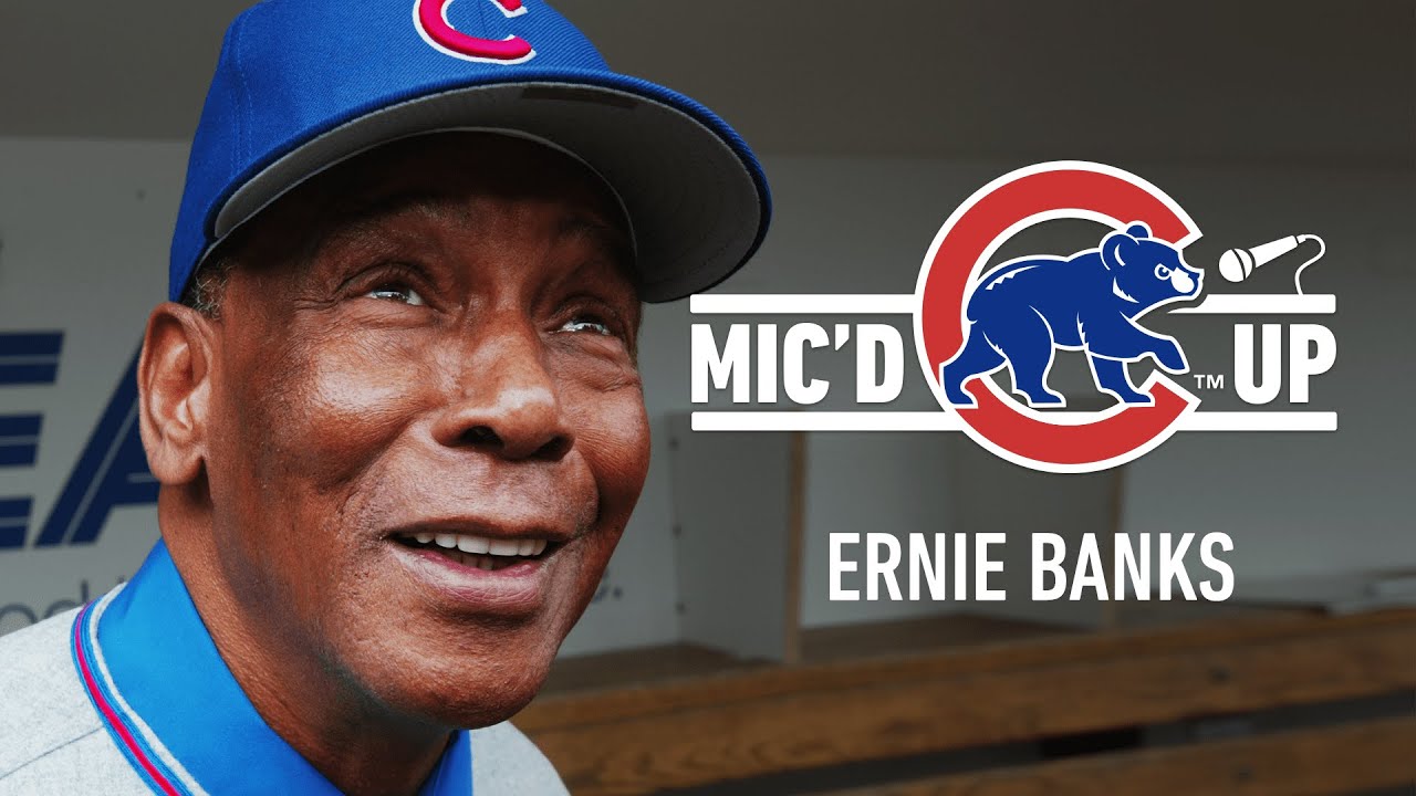 Cubs Hall-of-Famer Ernie Banks is Mic'd Up for a Special Visit to Wrigley Field