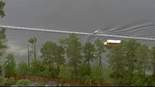 Houston ravaged by fatal floods swathes of Texas at risk