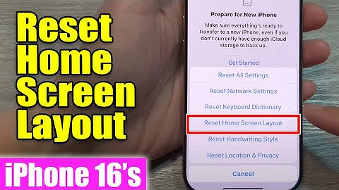 iPhone 16/16 Pro Max: How to Reset Home Screen Layout