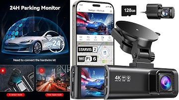 REDTIGER 4K Dash Camera for Cars with GPS and WDR Night Vision
